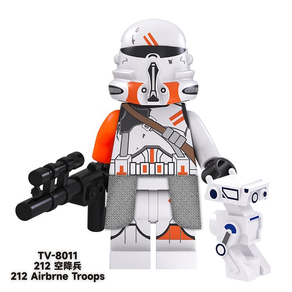 Star Wars monterade byggklossar leksaker