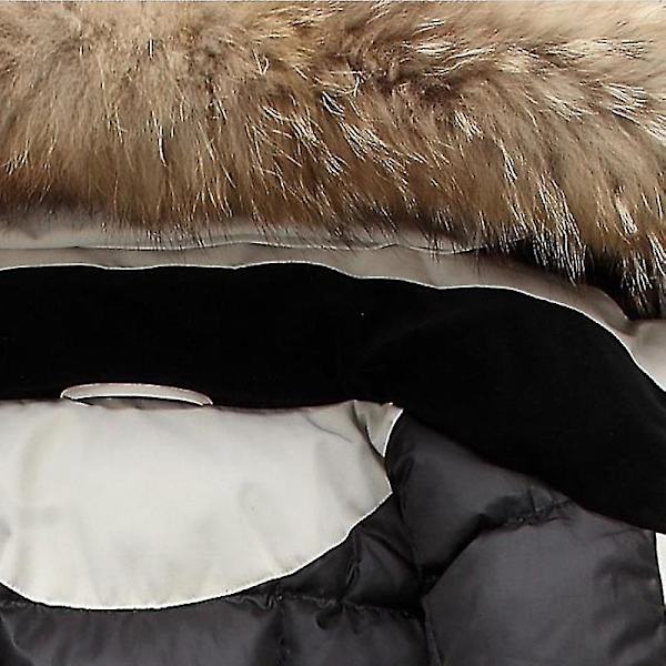 Vinterhuva, quiltad dunjacka för män Casual Tooling Coat khaki l