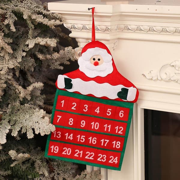 Jultomten Väggkalender Juldekoration