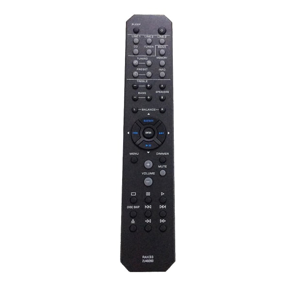 Soundbar Remote Rax33 Zu49260 Audio Högtalarfjärrkontroll för Yamahar-s202 R-s202bl null none