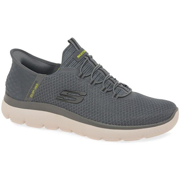 Skechers Slip-In Summits Skor för män Charcoal Uk 13