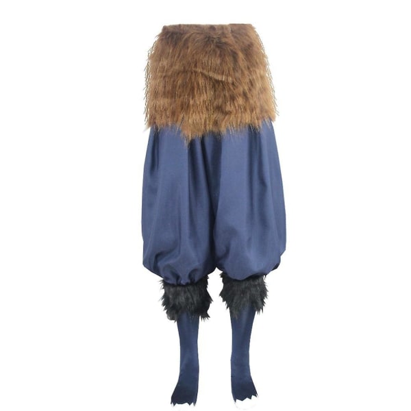 Demon Slayer Anime Cosplay Festdräkt Hashibira Inosuke Män Fancy Dress Byxor Byxor L