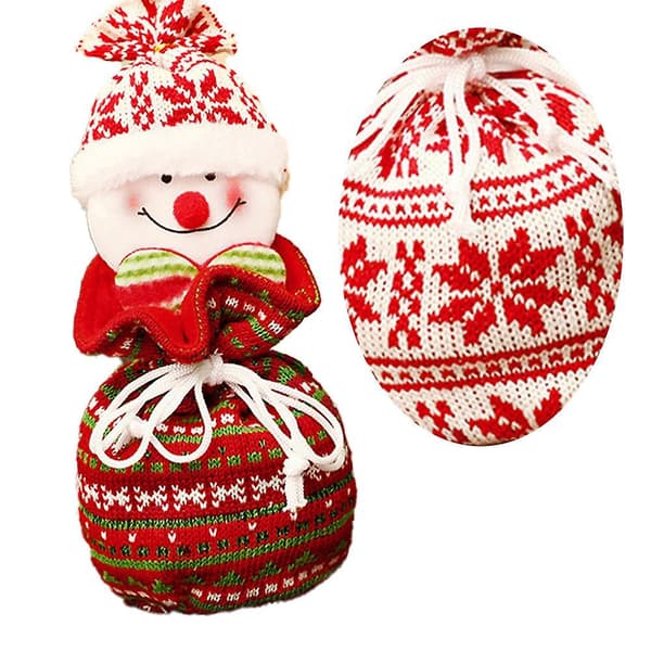 Julklappspåse med dragsko, julklappspåse