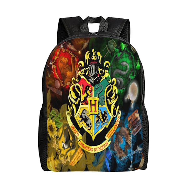 Barn Harry Potter Ryggsäck 3D Print Tecknad Anime Ryggsäckar Tonåringar Ryggsäck Pojkar Och Flickor Skolväska-NPs876 null none