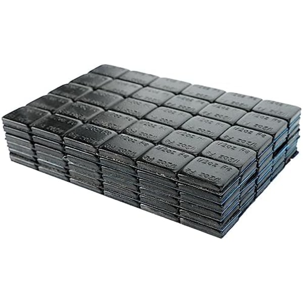 EASYBERG 1/4 oz självhäftande sticka på hjulvikter, däckbalansering för bilar, lastbilar, stadsjeepar, motorcyklar, RC-bilar Big Box 720st 0,25 oz Totalt 18 1\/2OZ 180PCS, Black