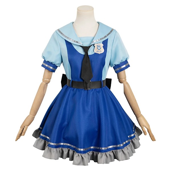 Judy Cosplay Kaninhatt Fantasy Kostym Zoo Rollspel Vuxna Kvinnor Polisuniform Klänning Hårband Outfits Halloween Karneval Dräkt L Adult Hat 