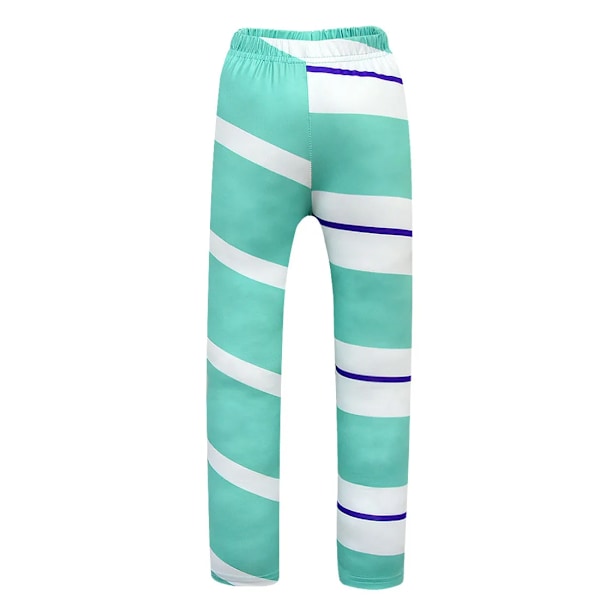 Flickor Wreck-It Ralph 2 Kläder Vanellope Von Schweetz Vocaloid Cosplay Halloween Kostym Barn Klänning Byxor Set Kläder för Flickor 5T pants