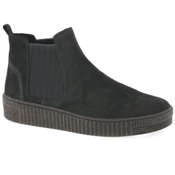 Gabor Lourdes Chelsea stövlar dam Ocean Suede Uk 4
