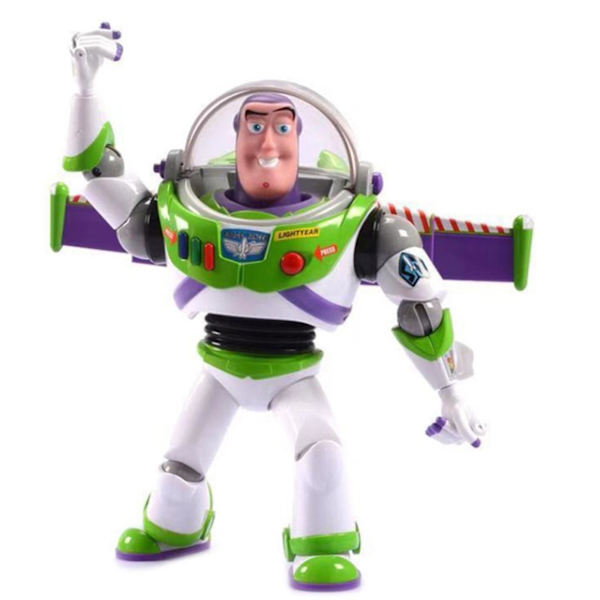 Toy Story 3 Buzz Lightyear Interactive Talking Action Figur Leksak för alla filmfans i åldrarna 3 år och äldre[pb] null none