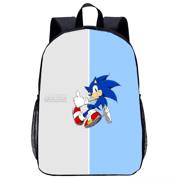 Sonic The Hedgehog tredelad studentryggsäck Style.6
