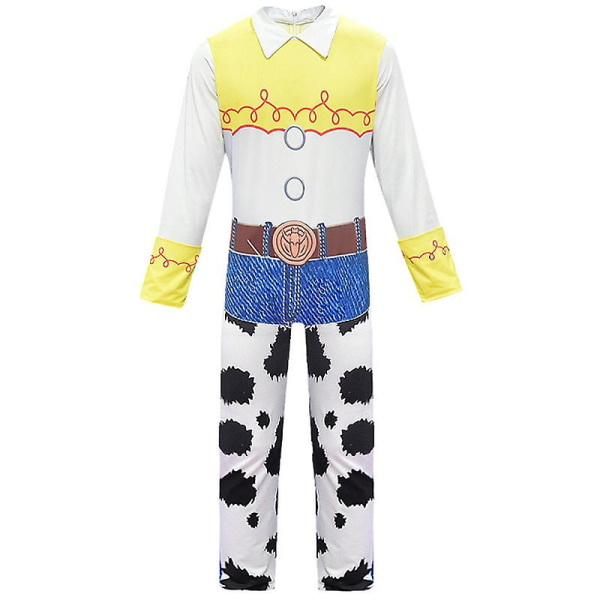 Toy Story 4 Tracy Jessie Cosplay Outfit Barn Flickor Fest Fancy Dress Up Performance Kostym 4-5 Years