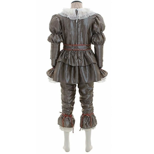 Pennywise Clownkostym för män Set Cosplaydräkt Vuxna Kläder Kläder Halloweenfest Tmall L