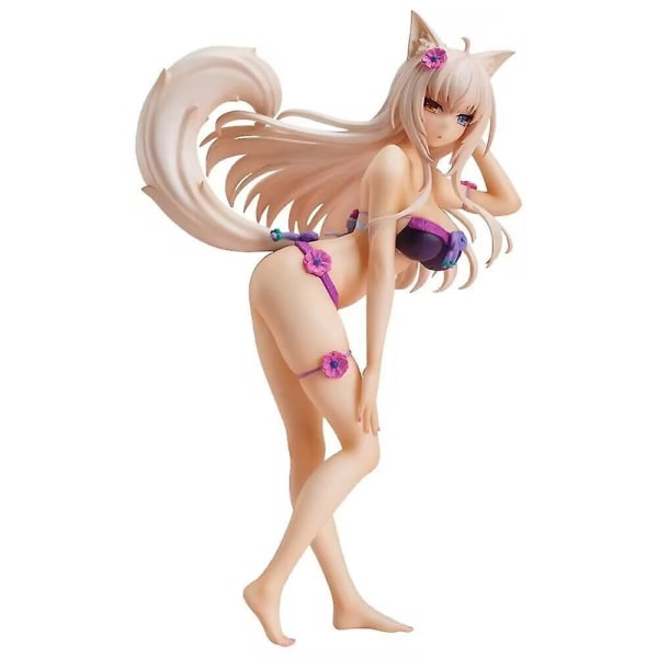 20 cm Nekopara Anime Figur Choklad Vanilj Azuki Kokos Lönn Kanel Pop Up Parade Pvc Action Figur Sexig tjej Figurine Leksaker C 15cm not box