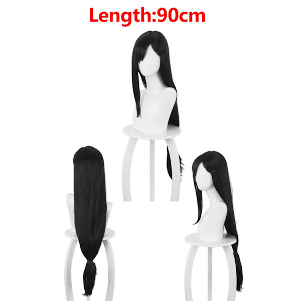 Tifa Kvinnor Cosplay Baddräkt Anime Spel Final Cos Fantasy VII Peruk Mössa Sexig Underkläder Kvinnlig Halloween Fest Roll Fantasia Outfit XL only wig