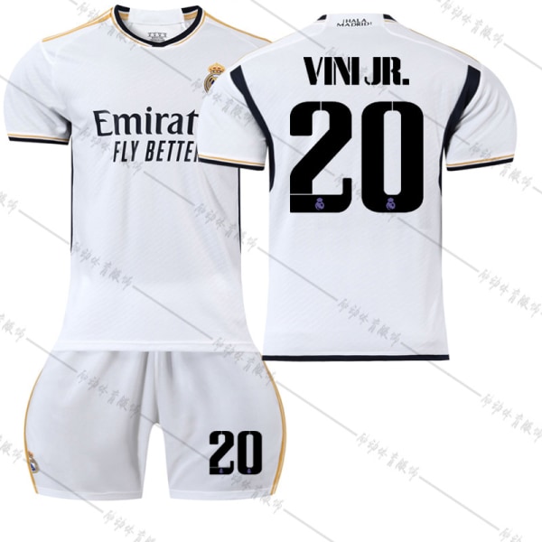 23 Real Madrid hemmafotbollströja nr 20 Vini JR tröja #18