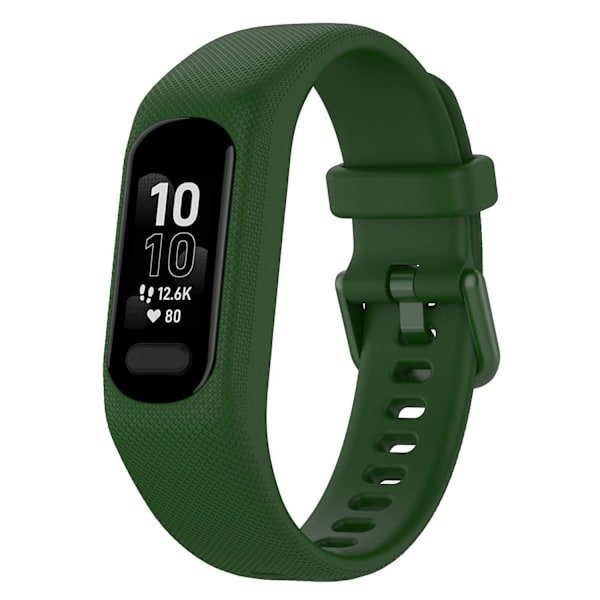 För Garmin Vivosmart 5 anti-scratch Silikon watch med fodralskydd case Army Green none