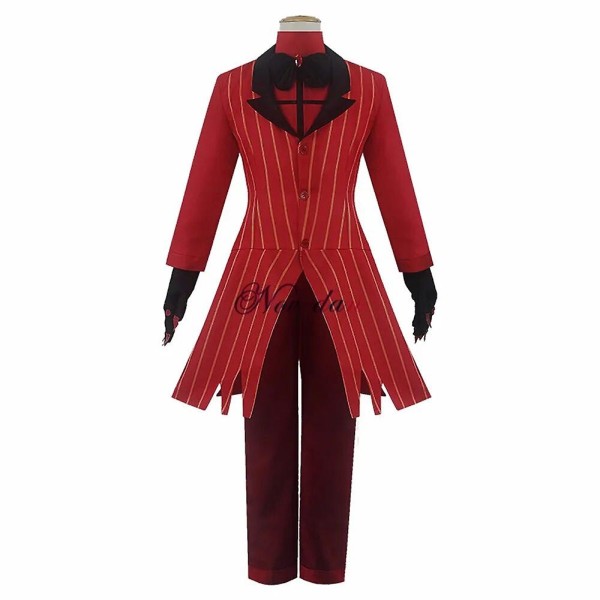 Hazbin Cosplay Hotel ALASTOR Uniform Cosplay Dräkt Herr Dam Halloween Kostym Full Set ALASTOR Costume XXL