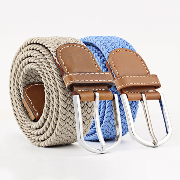 Bälte canvas tyg 26 färger storlek W26 - W36 skärp kläder Camel