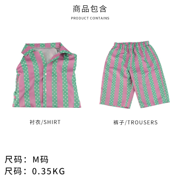 Ny 2023 film Barbi Cosplay-dräkt för kvinnor Margot Robbie rosa klänning flickor barn Ken Ryan Gosling outfit män Halloween-kläder Kids 140cm Ken Beachwear