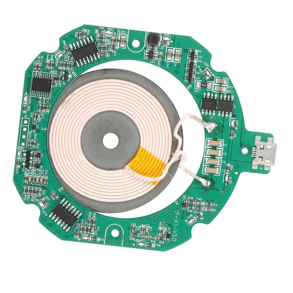 K1 Qi Trådløs Lader Modul Micro USB PCBA og Spole Sender Modul 9V1.67A