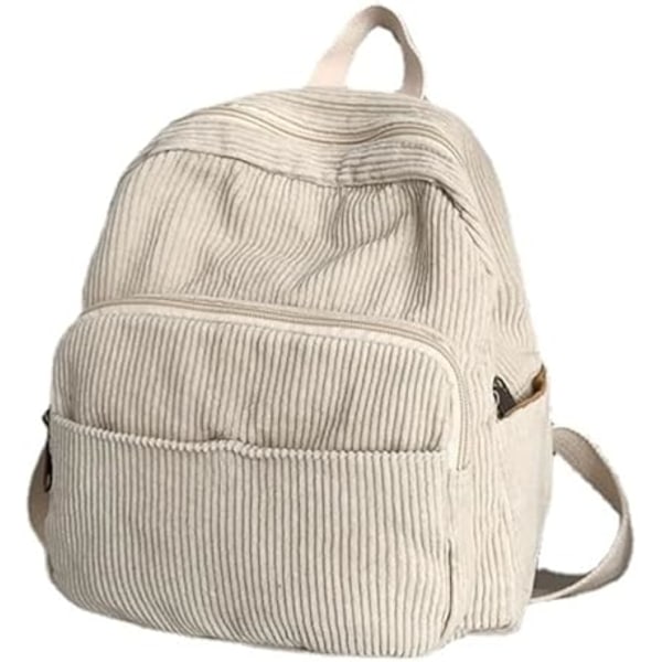 Liten Ryggsäck Handväska för Kvinnor Dam Ryggsäck Handväska för Kvinnor Mini Ryggsäck Handväska Estetisk Handväska () White