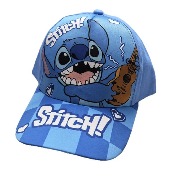 Stitch Anime Tecknad Barnkeps med Tryck, Justerbar
