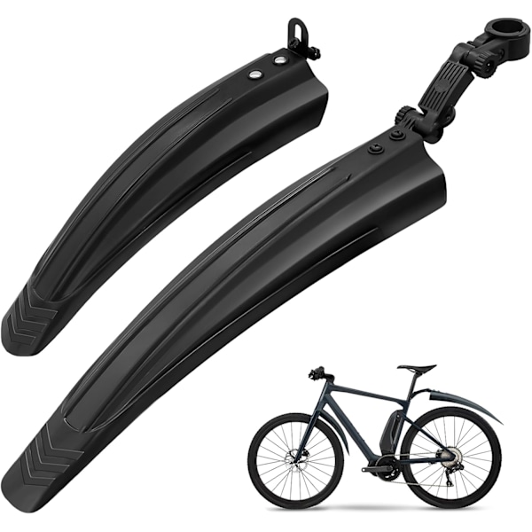 Cykelstänkskärm, Portabel Justerbar Mountainbike Cykling Främre Bakre Däck Stänkskydd för Mountainbike Landsvägscykel.