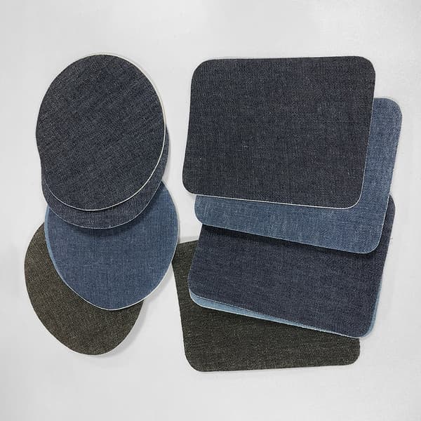 Strygemærker til jeans 30 stk Denimblå DenimBlue 87