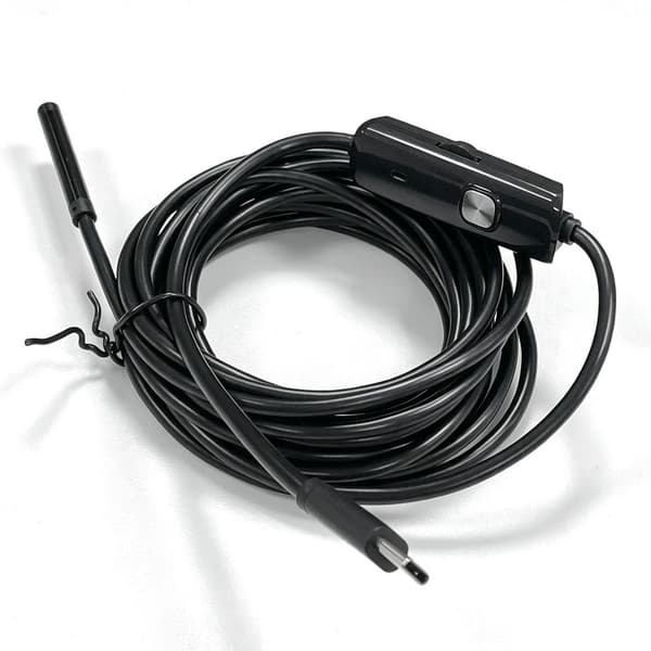 USB-C Endoskop til Android/Windows IP67 Vandtæt Sort 3,5m Sort Black 3.5m