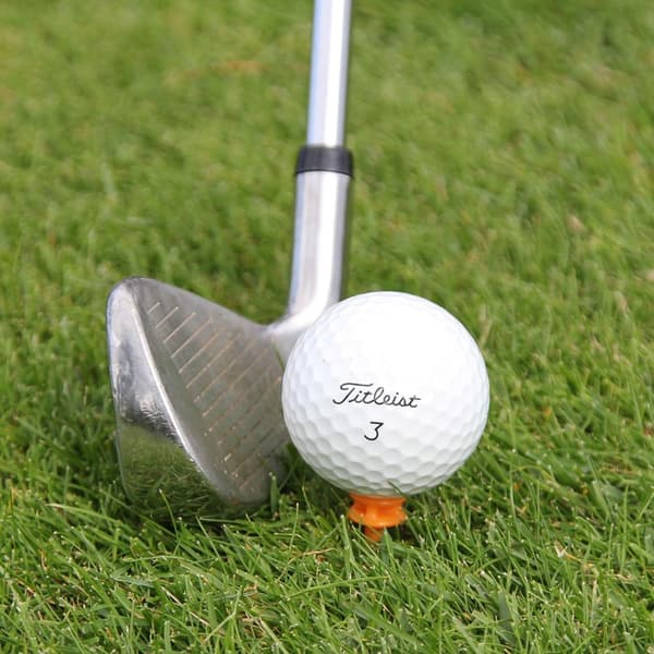 Pakke Castle Golf pegger i plast / Castle pegger 50 + 5 mm (45 stk) Plastic