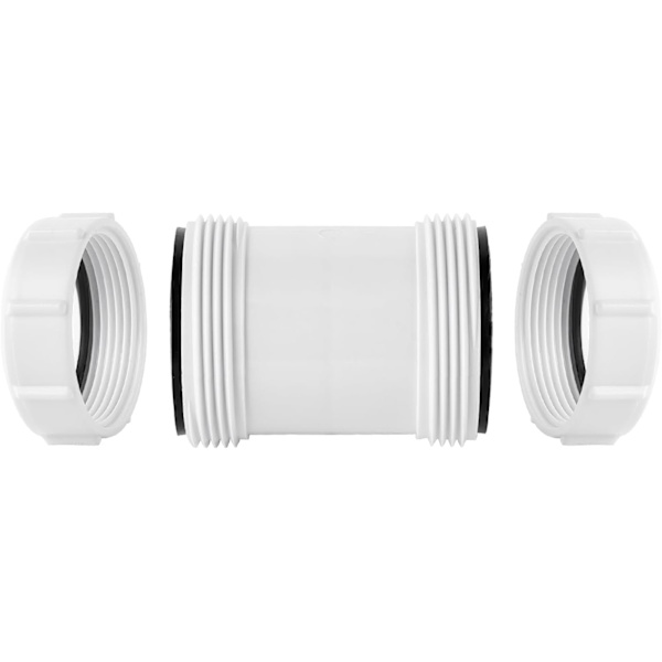 40 mm lige rørfitting, lige PVC-forbindelsesfitting, rørforlængerfittings til VVS-tilbehør til badekar