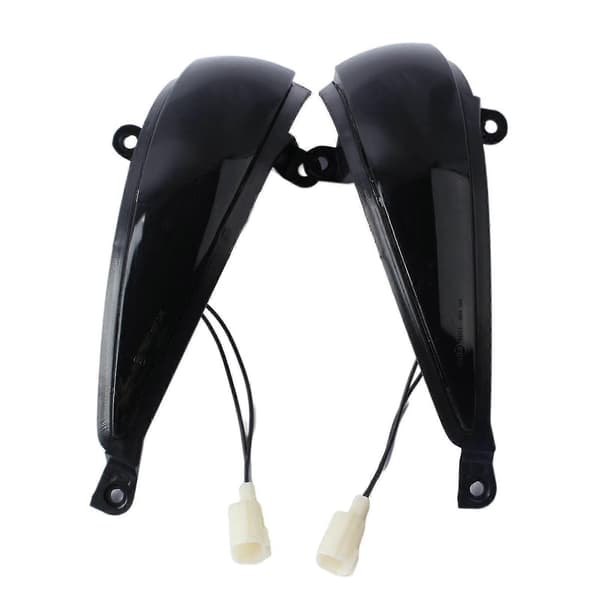 2x Dynamiske Sorte Sidespejl LED Blinklys Til Honda Civic Mk8 05-2012