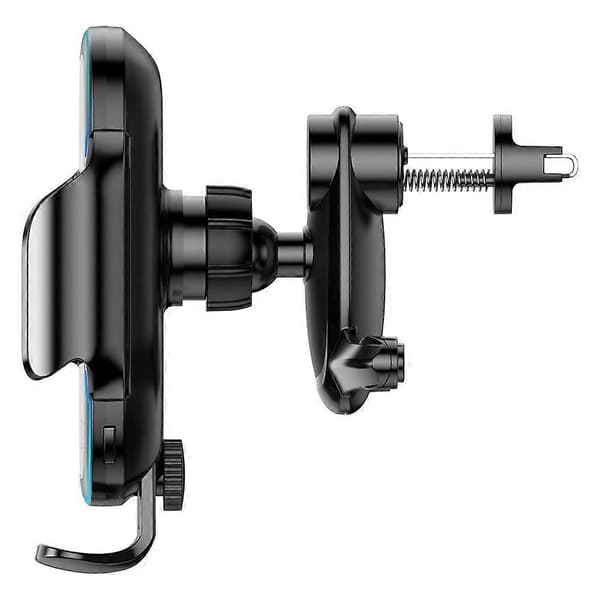 Automatisk elbilholder Qi trådløs oplader 15W sort