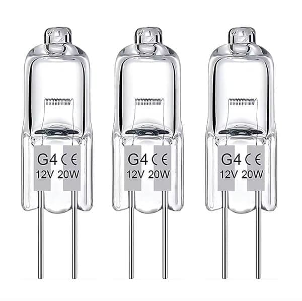 20-pack G4 halogenlampor 20W 12V - Varmvit