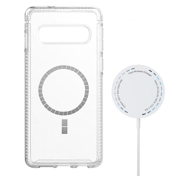 Kit MagSafe 15W Hurtiglader og Magnetisk Klebeadapter
