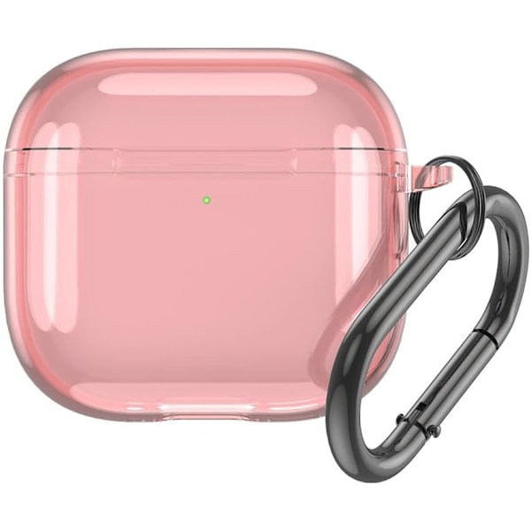 Lämplig för Apple AirPods4 hörlursfodral Nytt Bluetooth skyddsfodral enkelt。rosa pink