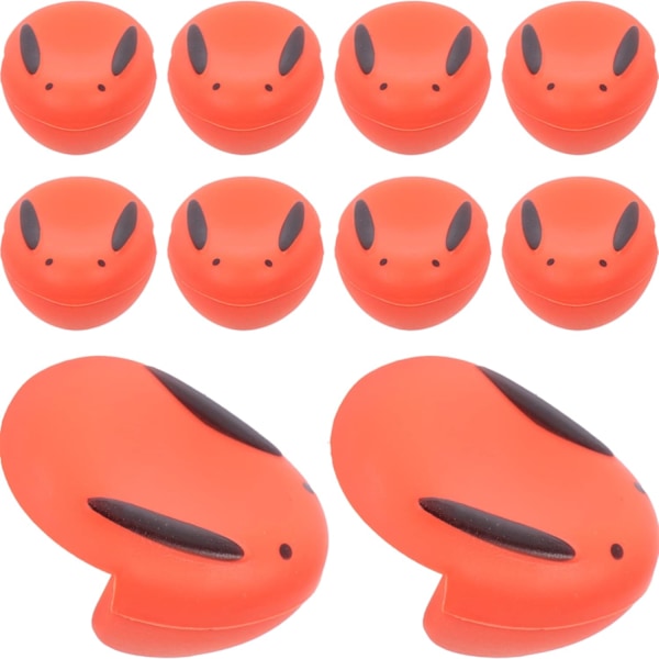 10 st Silikon Anti-Kollisionshörn Kaffebord Hörnskydd Hörnskydd Baby Glasskydd-Röd Red