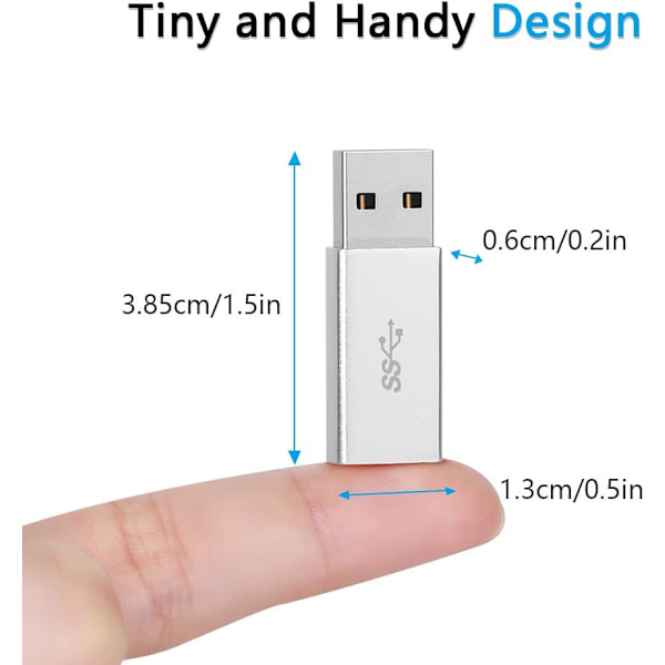 USB 3.0 til USB C Adapter, USB 3.0 Type C Hun til USB 3.0 A Han Adapter