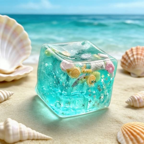 Ice Cube Squishy Squeeze Toy, Højelastisk Sensorisk Stressbold, Langsomt Stigende Fidget Legetøj til Stresslindring og Blød Afslappende Følelse, Daglig Leg 3pcs