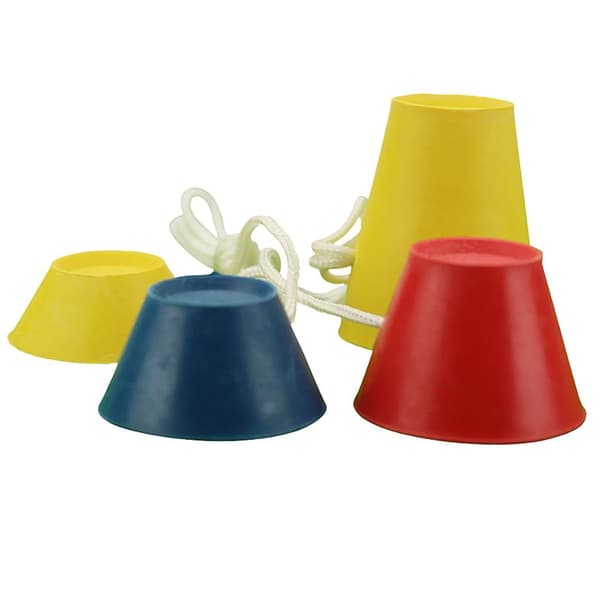 Vinter-/range-/simulator-tees 4-pak Rubber
