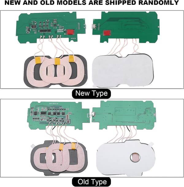 Trådløs oplader transmittermodul, Triple Coils Multi Level trådløs opladerchip, DIY oplader Mod