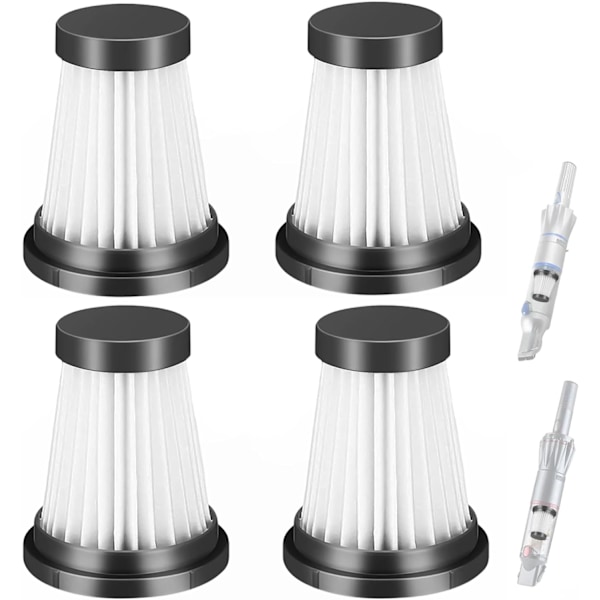 Ersättnings-HEPA-filter för sladdlös dammsugare, passar Moosoo K12 K12 Pro K13, för Genius Invictus One 1.0 X7/2.0