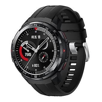 Armbånd til Huawei Honor GS Pro Silikone Rem Armbåndsur (Sort)