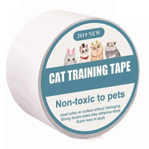 3Mx6.35cm Møbelbeskyttelse Katteklorebeskyttelse Anti-klore Tape Rull Kattekloreforebygging Klar Klistremerke js