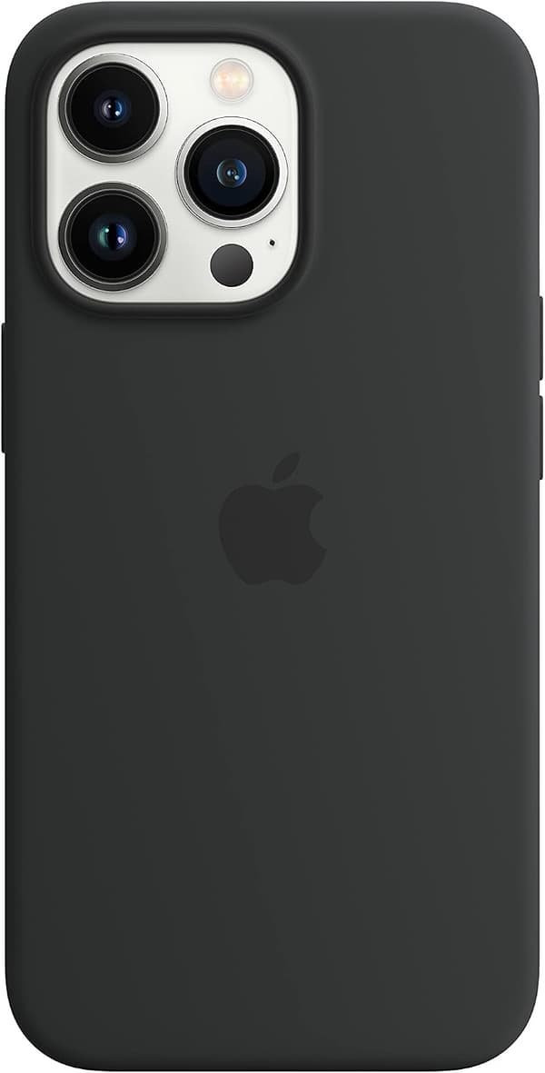Apple silikonikuori MagSafella (iPhone 13 Prolle) - Keskiyö