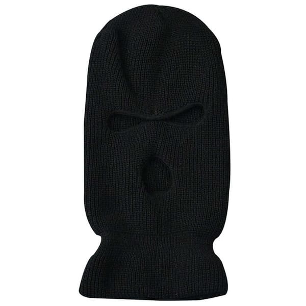 Sort Røverhue Balaclava Skimaske Sort black