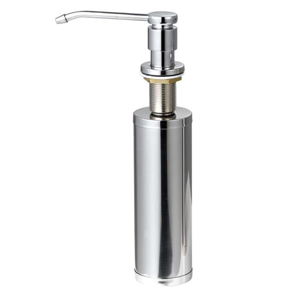 Flydende Sæbedispenser til Køkkenvask, Sæbedispenser til Køkkenvask med 330 ml Sæbebeholder, Rustfrit Stål