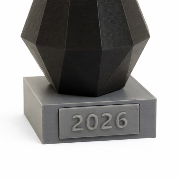Golftrofæ - 13,5 cm White white