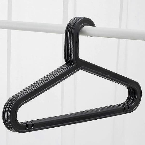 10-pack Standard PP-galge Lättviktsgalge för vardagsbruk Black