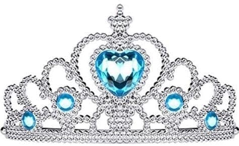 Elsa prinsessklänning + tiara/fläta/handskar - Wellngs - 150 cl 150 cl